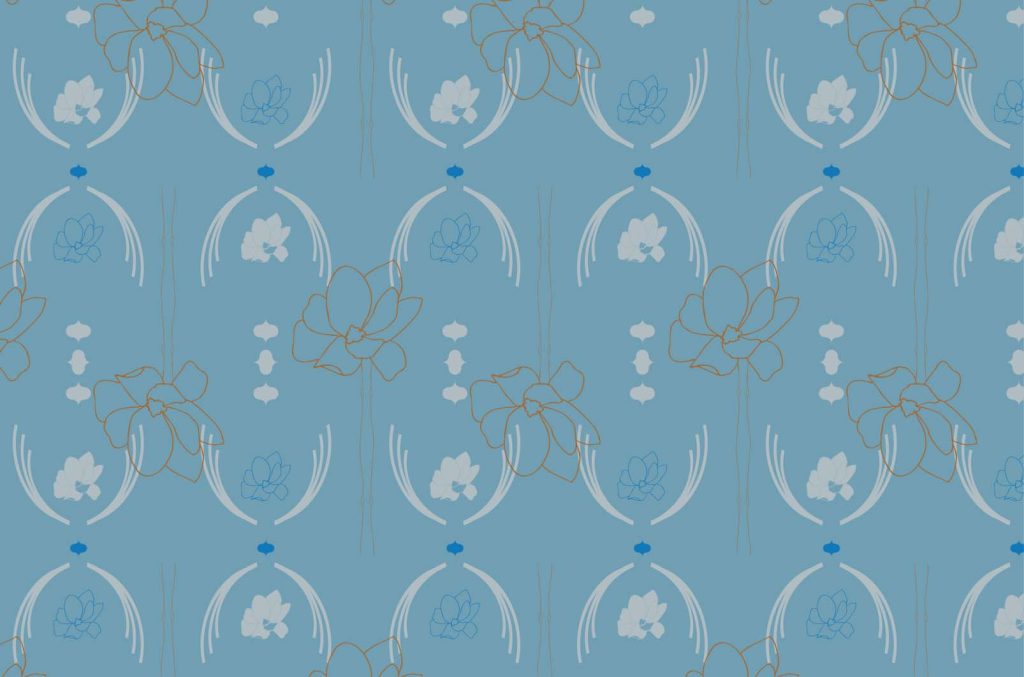 Mönsterkollektionen Anno 1910 hero print 1, färgställning 1